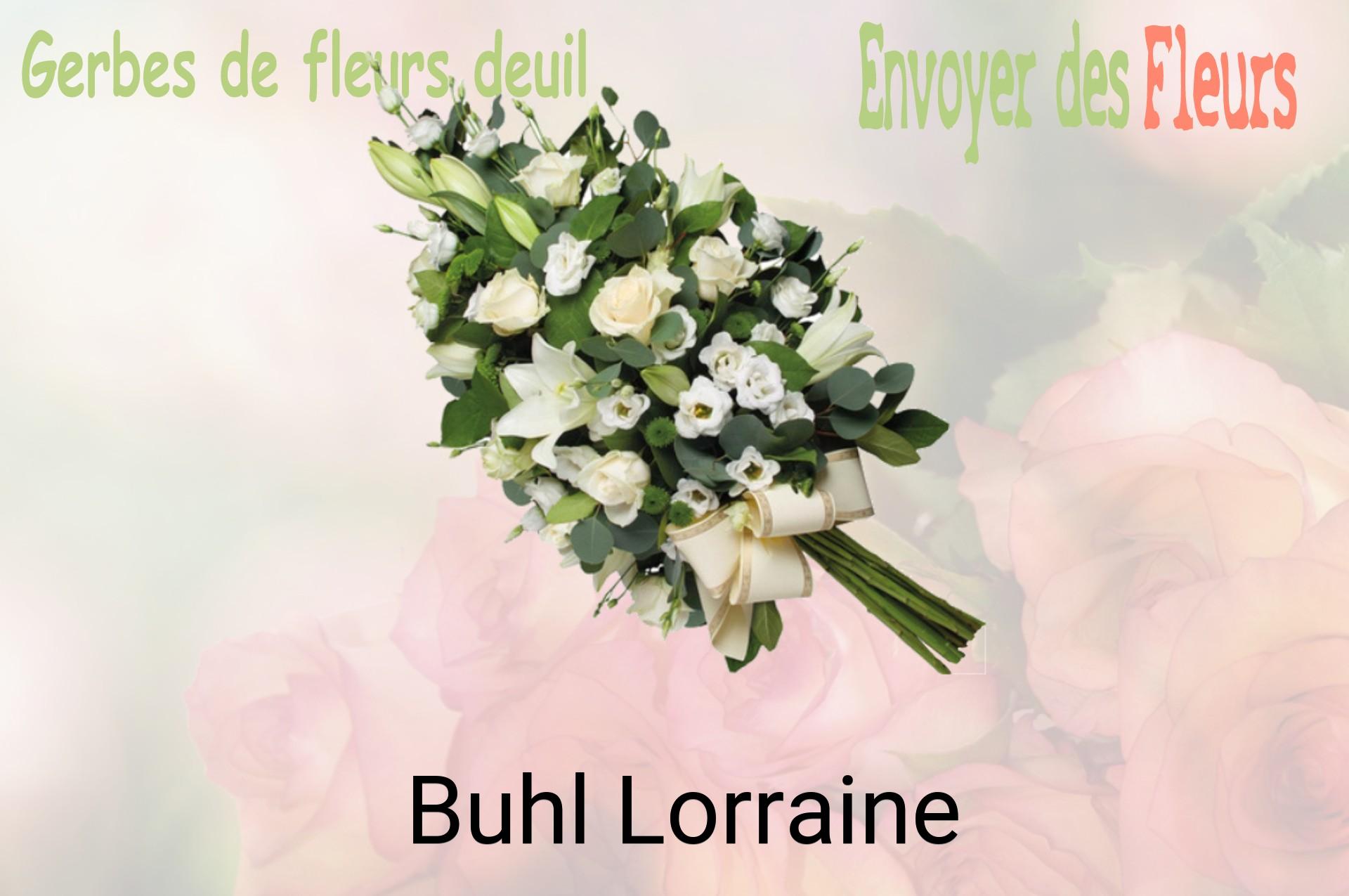 Gerbe de fleurs de deuil livrée à Buhl-Lorraine